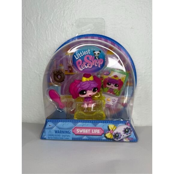 Littlest Pet Shop LPS Sweet Life Gen 7 Full Set of 4 Collectible Figures NEW - Picture 4 of 7
